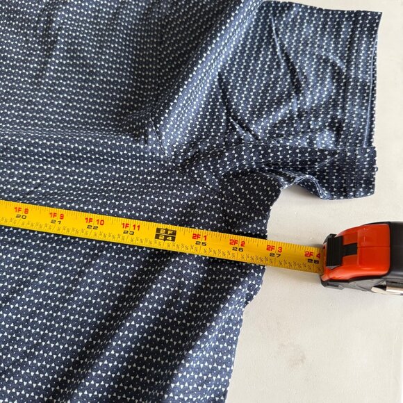 Jos A Bank Traveler Cotton Short Sleeve Printed Polo Shirt J035158 Mens 2X NEW - Picture 7 of 8